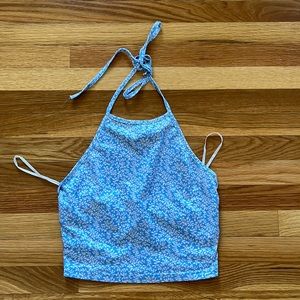 Shein Cropped Halter Neck Top